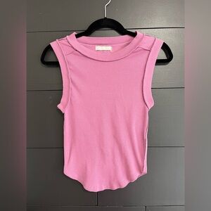 FREE PEOPLE Gumdrop Ribbed Women’s Muscle Shirt Tank Top Sz S EUC